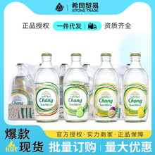 泰国进口chang泰象苏打水325ML*24瓶装整箱青柠味气泡水碳酸饮料