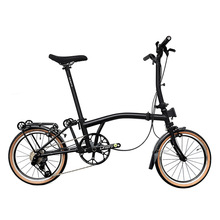Cranston16寸小布7速三折叠自行车便携复古超轻女变速自行车跨境