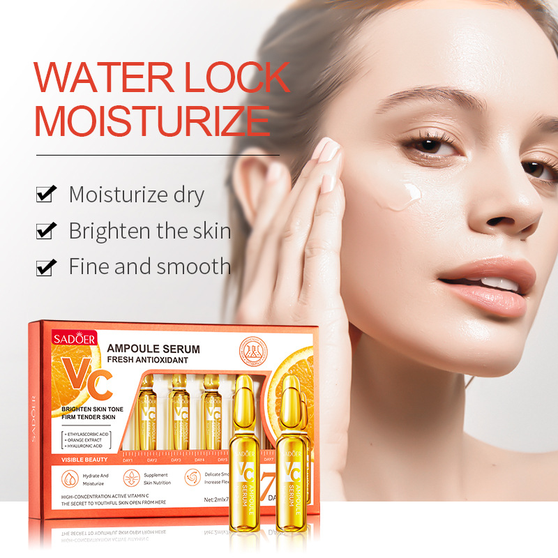 For Export Sadoer Vitamin C Ampoule Essence Mild Skin Rejuvenation Refreshing Moisturizing Liquid Facial Care