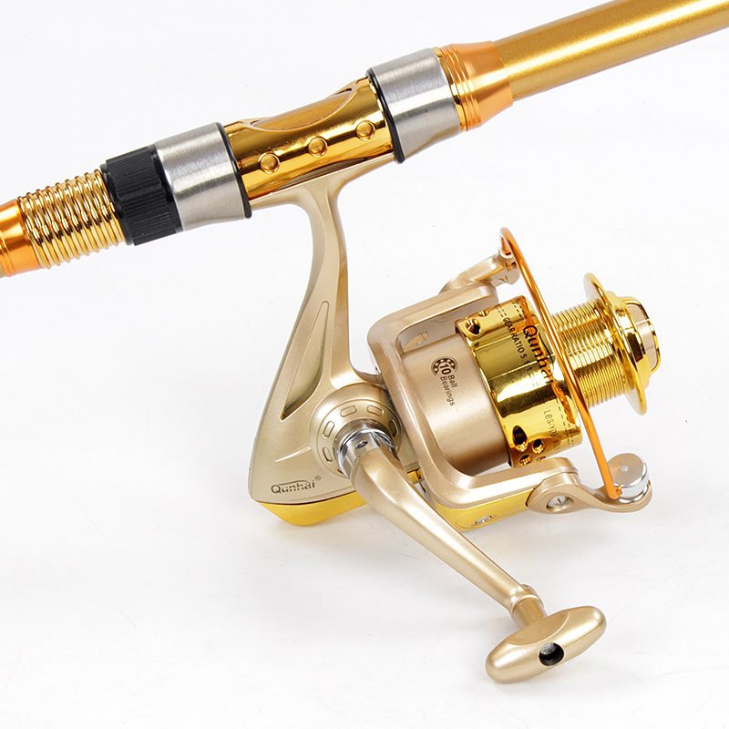 渔轮纺车轮海竿抛竿金属机芯塑钢头海杆渔轮远投轮鱼线轮矶钓路亚