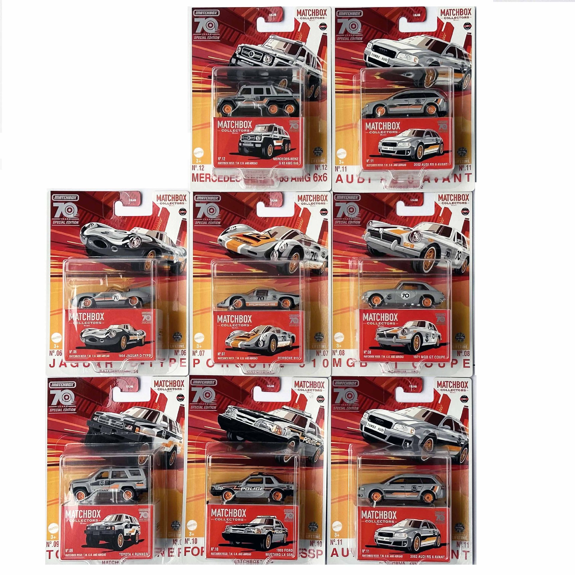 新款开门火柴盒极速70周年珍藏版合金收藏家开门车精品系列gbj48