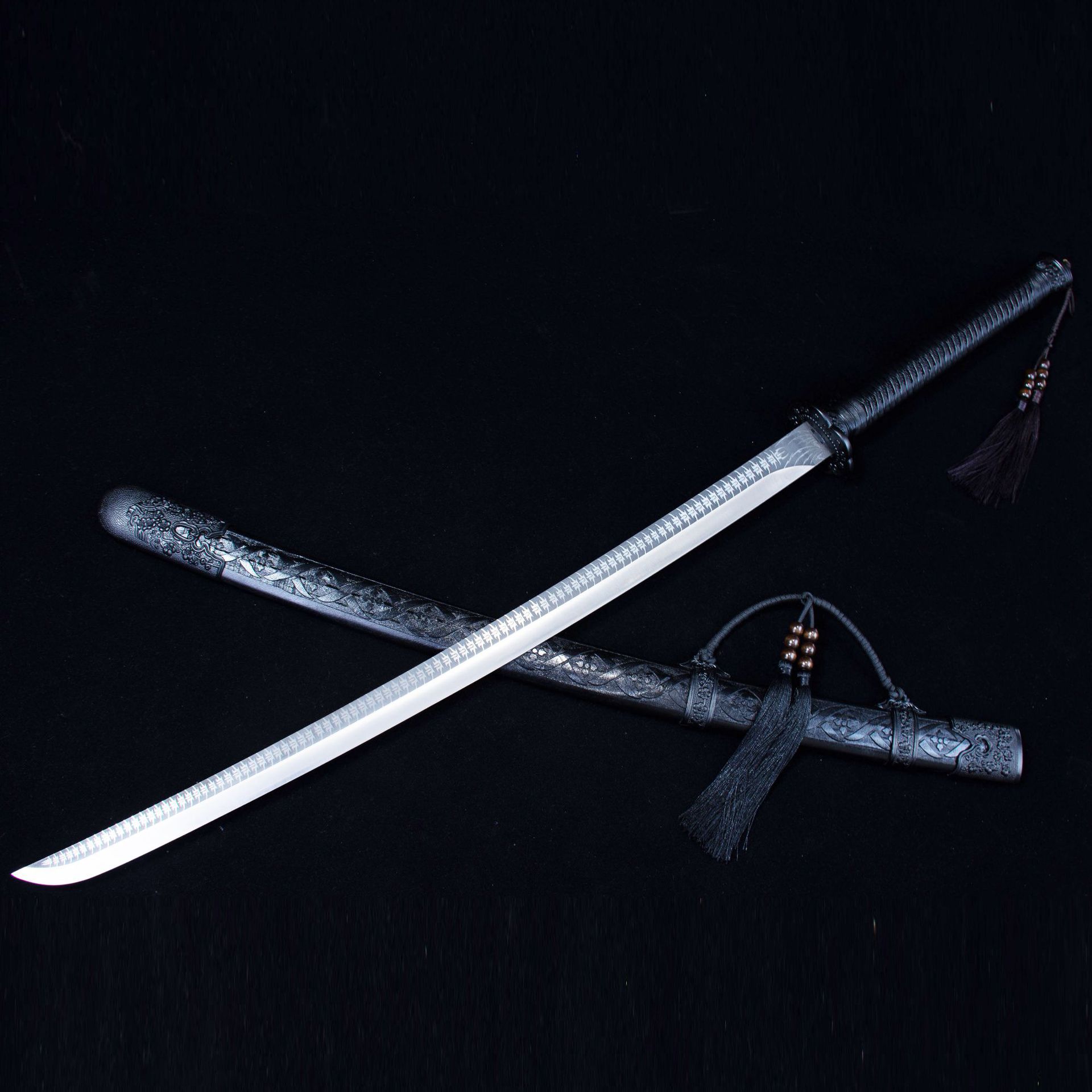 龙泉市刀剑不锈钢手工锻打绣春刀唐横刀防身冷兵器影视道具不开刃