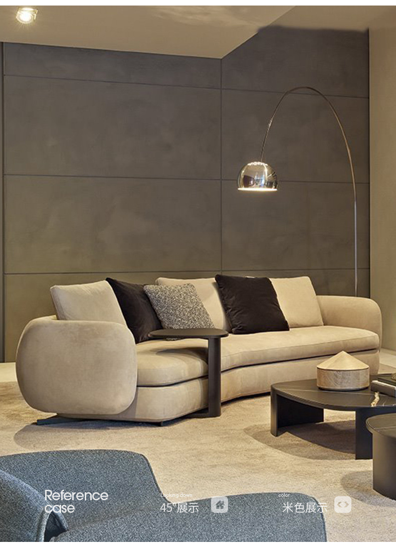 意大利极简布艺现代 baxter设计师沙发 客厅组合转角大小户型沙发