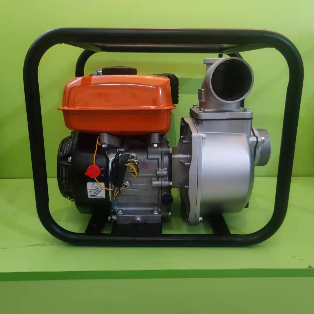 农业抽水灌溉排水泵 3寸汽油机自吸水泵 便携手抬式排涝抽水泵