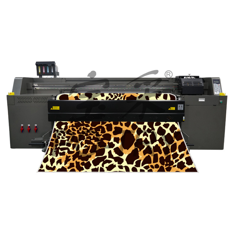 宝采皮革网带印花机pu革pvc革数码印花打印机1.8米宽直喷印花机