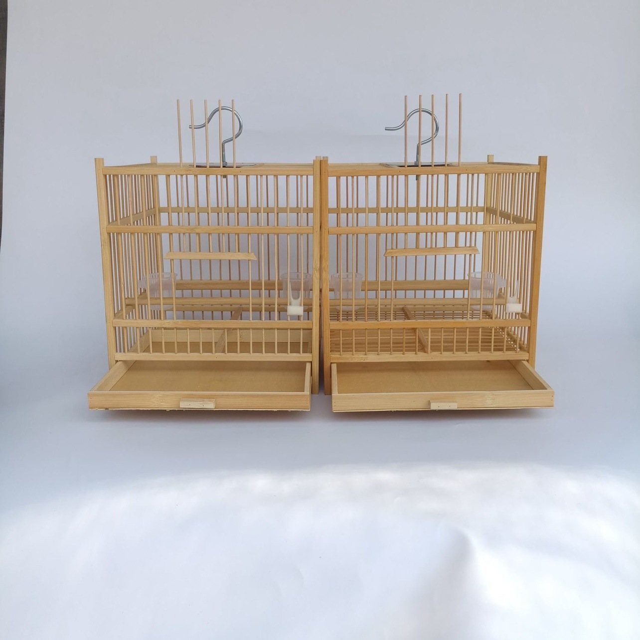 鸟笼绣眼玉鸟黄雀笼竹子方笼包邮适合贝子珍珠黄腾鸟小型批发