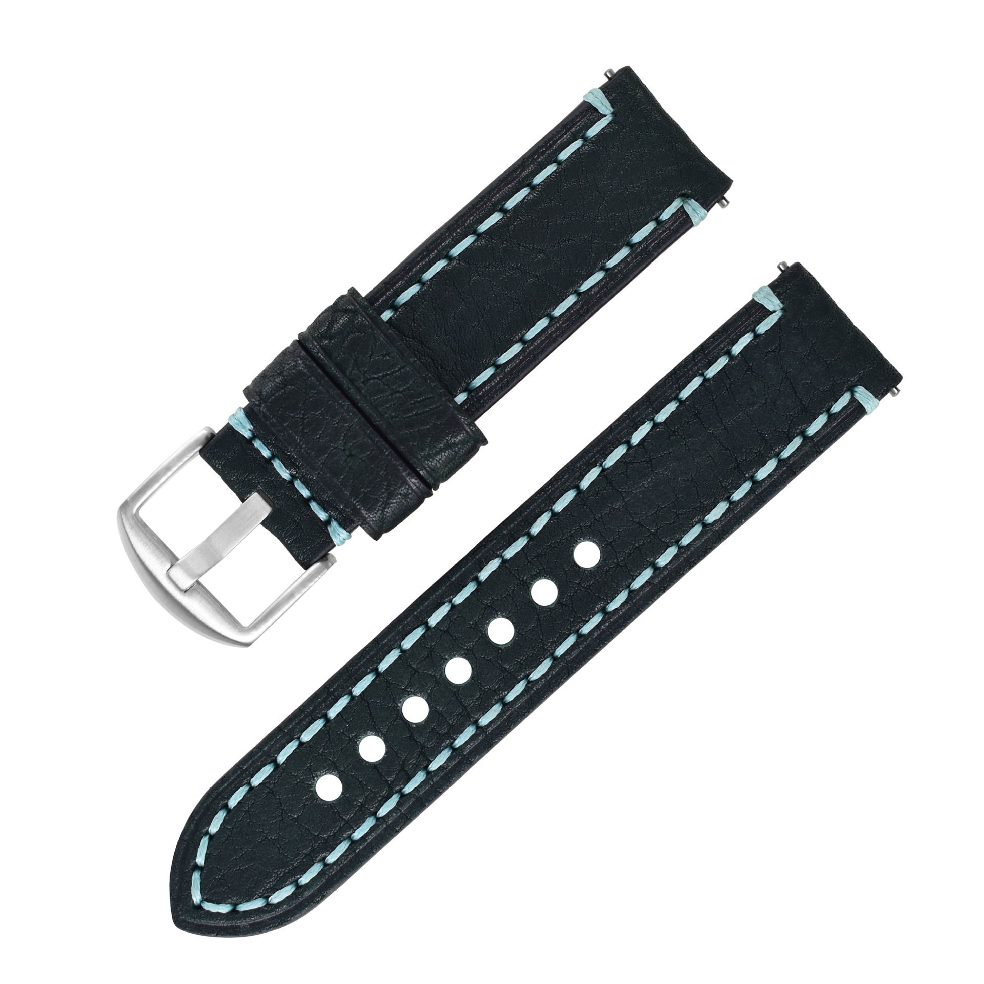 头层牛皮表带复古柔软智能真皮手表配件galaxy watch表带手链配件