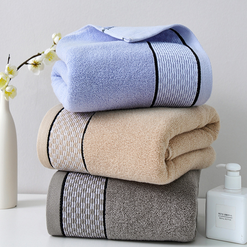Factory Batch Cotton Bath Towel Cotton Adult Home Use Absorbent Hotel Beauty Salon Bath Towels Beach Towel Can Be Customized Logo