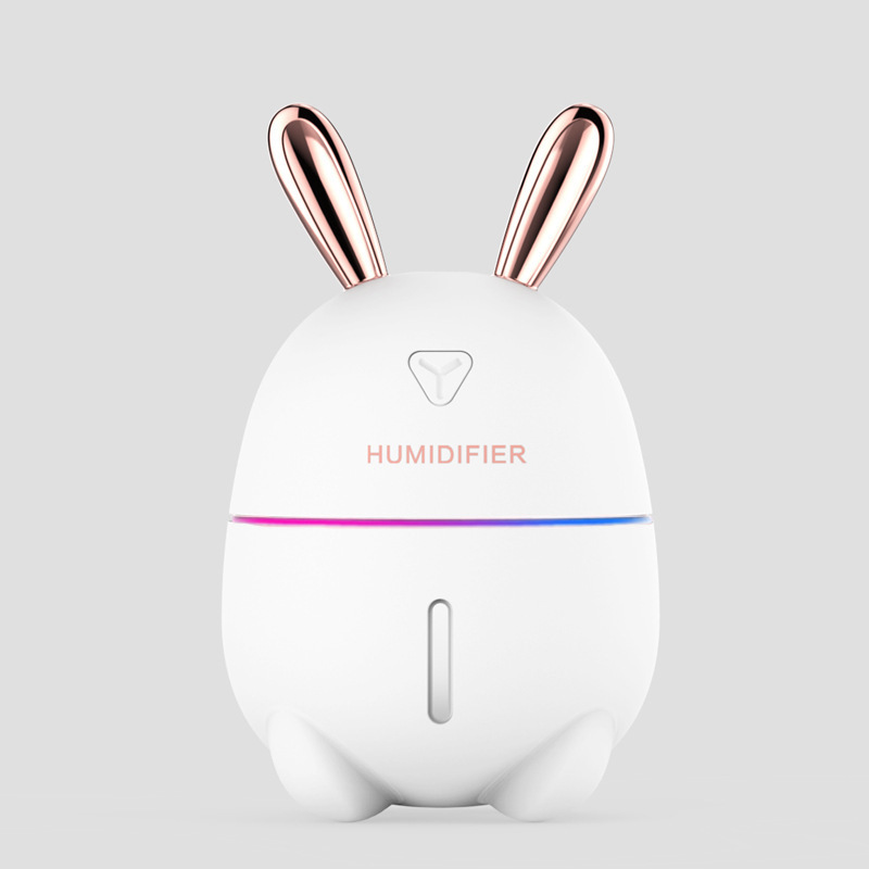 New Cute Pet Rabbit Mini Humidifier USB Home Silent Bedroom Desktop Air Atomizing Hydrating Humidifier