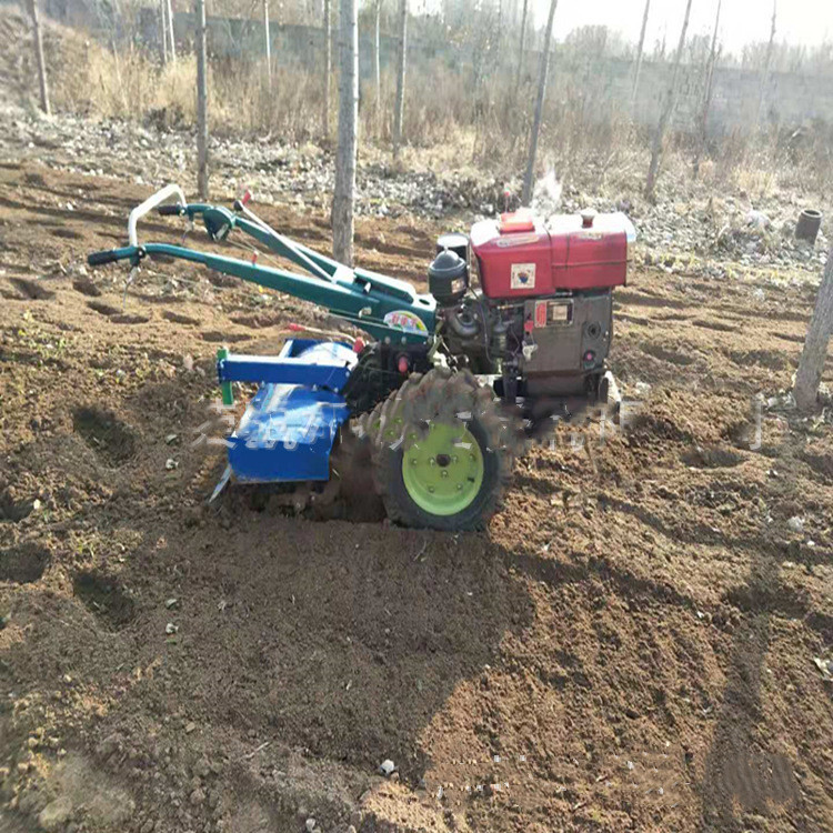 农用山地小型拖拉机 手扶拖拉机旋耕机耕地犁地机价格 图片