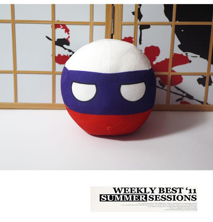 波兰球球苏联团子抱枕公仔玩偶动漫周边二次元可来图