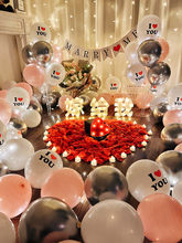 七夕求婚道具浪漫气球生日场景布置创意用品表白房间室内套餐装饰