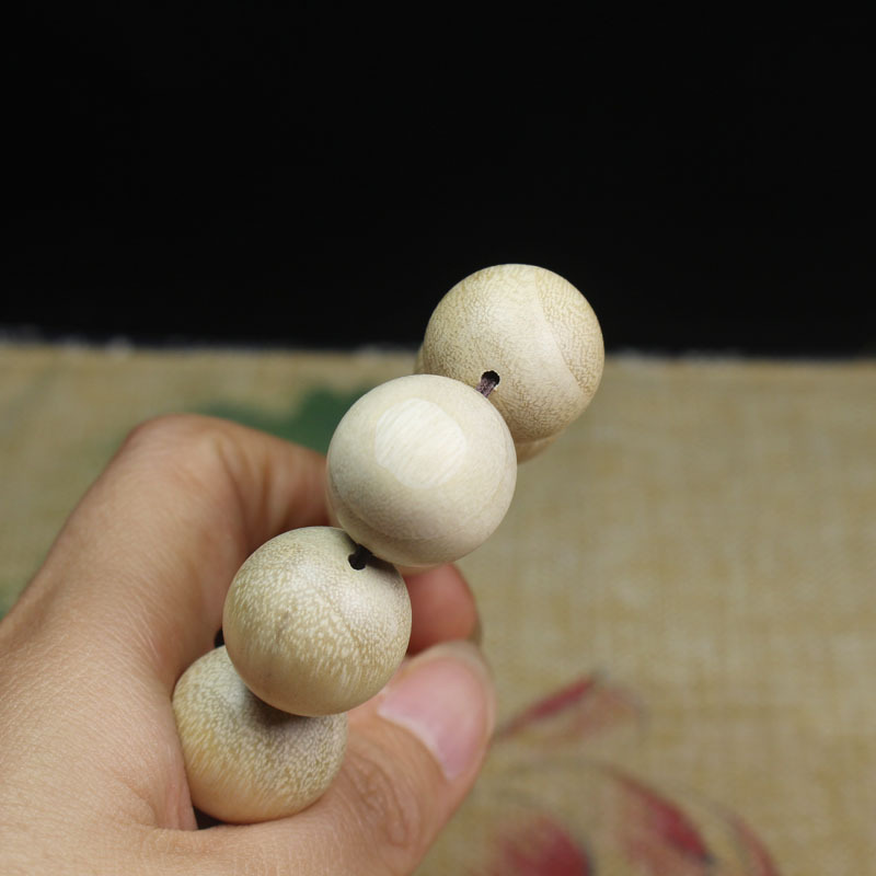 香樟木桶珠佛珠手串算盘珠手串 文玩手链饰品男女礼物自然香