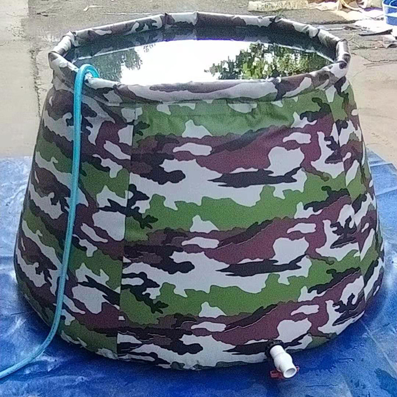 水囊水袋 迷彩 pvc软体储水罐 可折叠移动抗旱水囊液袋消防储水囊