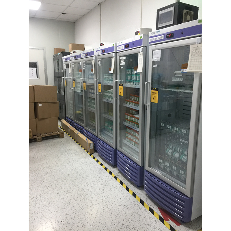澳柯玛2～8度医用冷藏箱 yc-370现货医用疫苗储存箱 370l药品柜