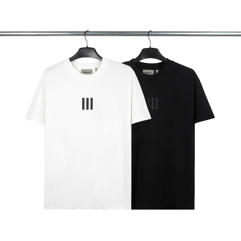 fog复线essentials联名三条杠潮牌圆领短袖高街美式春夏t恤-阿里巴巴