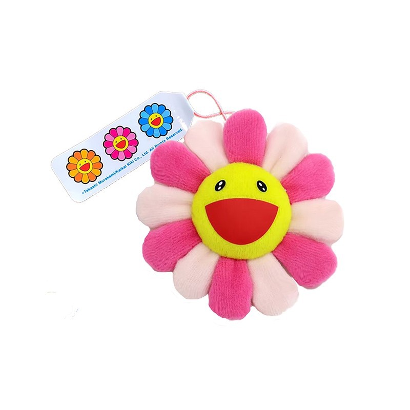 村上隆太阳花胸针定 制挂饰配件挂件钥匙扣别针笑脸小花
