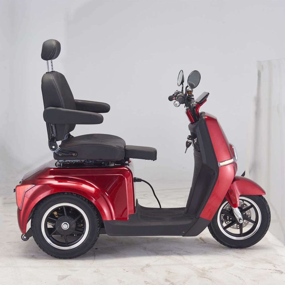 eec认证 可加蓬可定制1000w成人单人电动三轮车 老年代步车