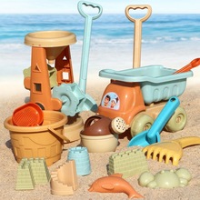 沙池玩具宝宝戏水玩沙儿童沙滩玩具套装沙漏套铲子沙滩桶套工具