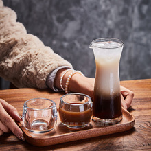 咖啡馆餐厅咖啡分享壶套装带嘴果汁牛奶瓶日式咖啡手冲单品咖啡杯