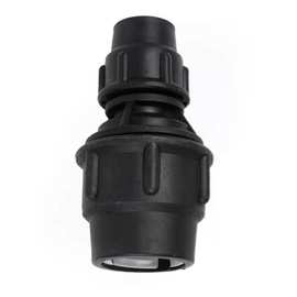 pe快接变径直接给水管25变20大小头转换接头6分变4异径快速活配件