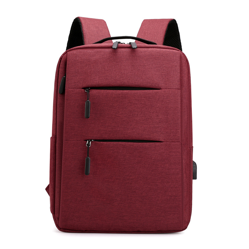 Cross-Border Men's Backpack with Multi-Segment Compartment USB Charging Fashion Business Commute Men's Backpack Supply