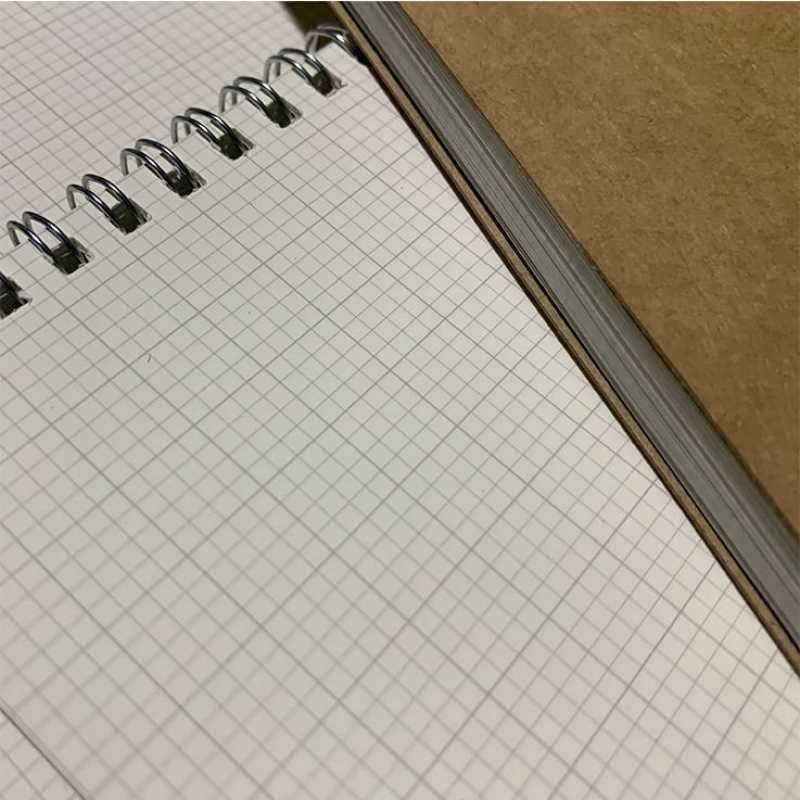 厂家直发像素画sans画格子本2mm网格本a4线圈方格本大号网格涂色