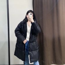 MY300秋季新款气质通勤休闲保暖连帽女款加厚羽绒服