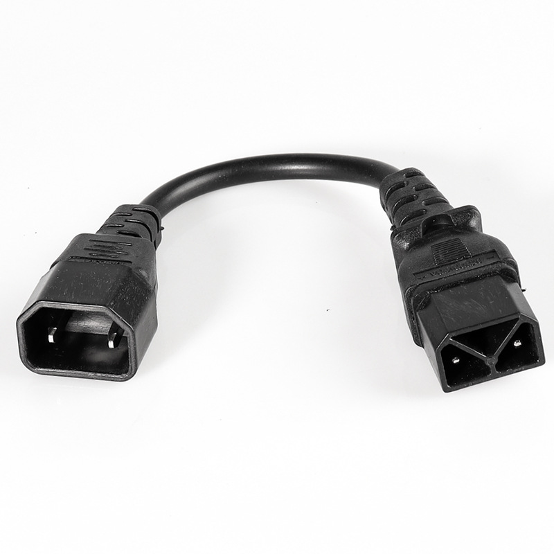 爱玛电动车充电转接头电动车配件厂家批发电动车充电器品字转换头