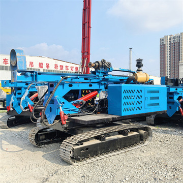 土石两用光伏打桩机 液压大扭矩螺旋钻机 沙漠戈壁滩