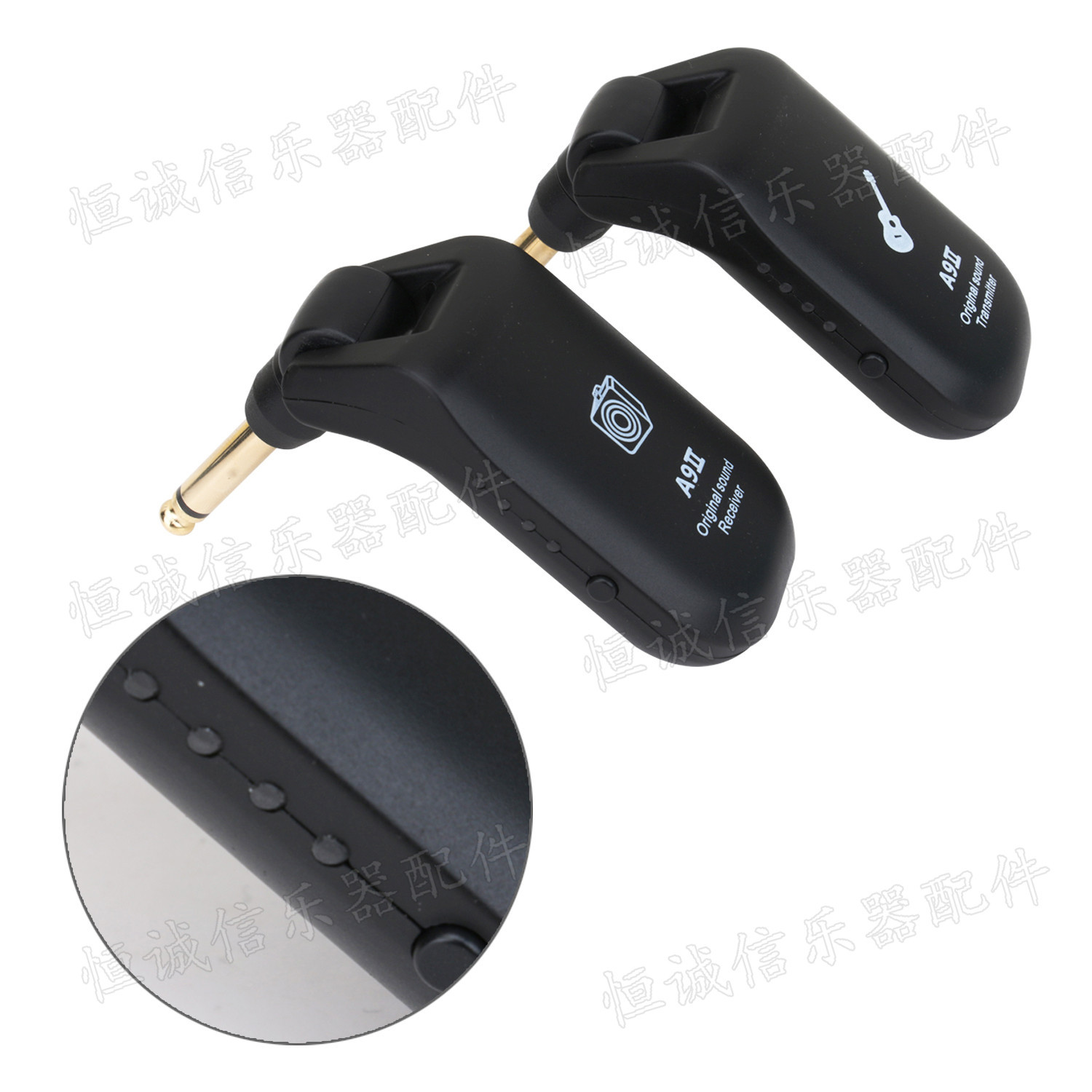 a9吉他无线发射器 电吉他电吹管无线接收器 电声乐器无线发射器