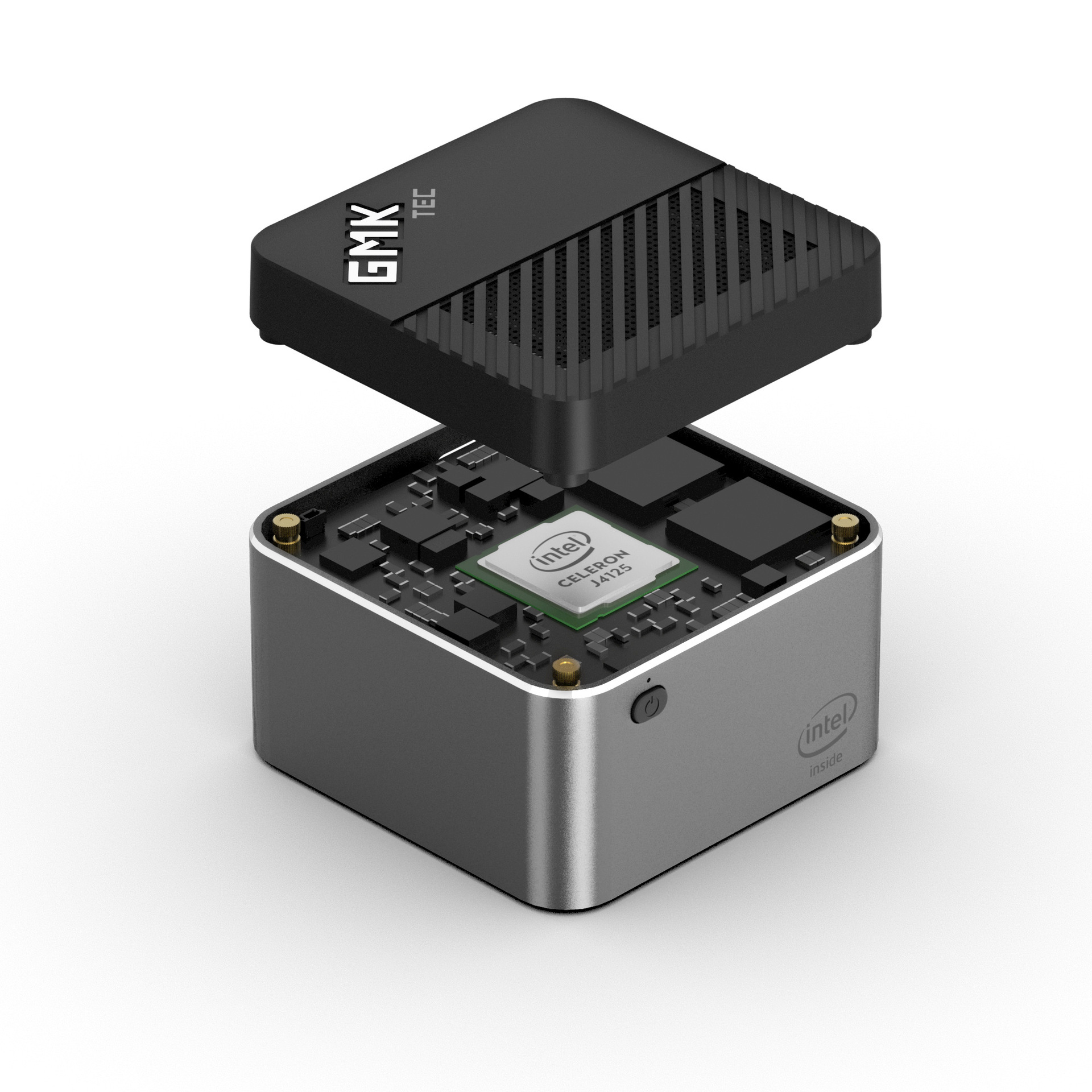 迷你pc电脑主机 掌上mini办公家用 赛扬j4125四核处理器 便携小型