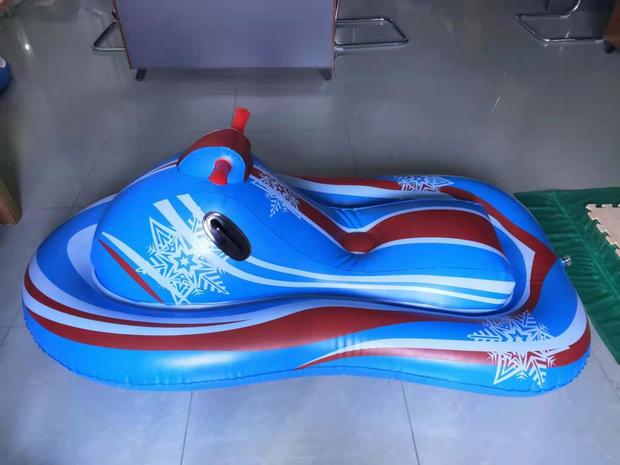 厂家定制冬季户外滑雪艇儿童滑雪摩托艇单人双人加印logo