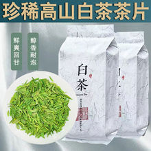 一斤500克白茶23新茶叶浓香型高山绿茶毛尖碎茶片散装袋装厂批发