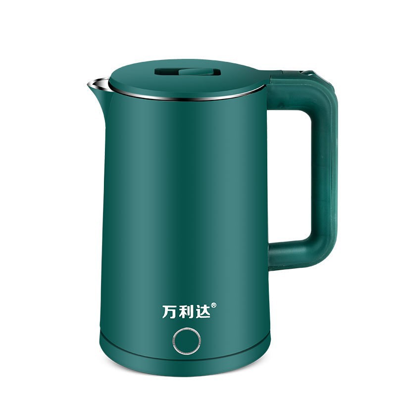 2.3L Kettle Household Stainless Steel Electric Kettle Double-Layer Anti-Scald Automatic Power off Kettle Wholesale