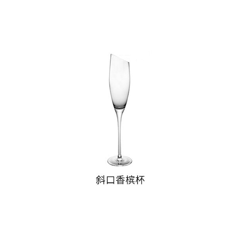 European-Style Champagne Glass Red Wine Glass Crystal Red Wine Glass Artificial Blown Wine Goblet Foreign Trade Export Spot Manufacturer