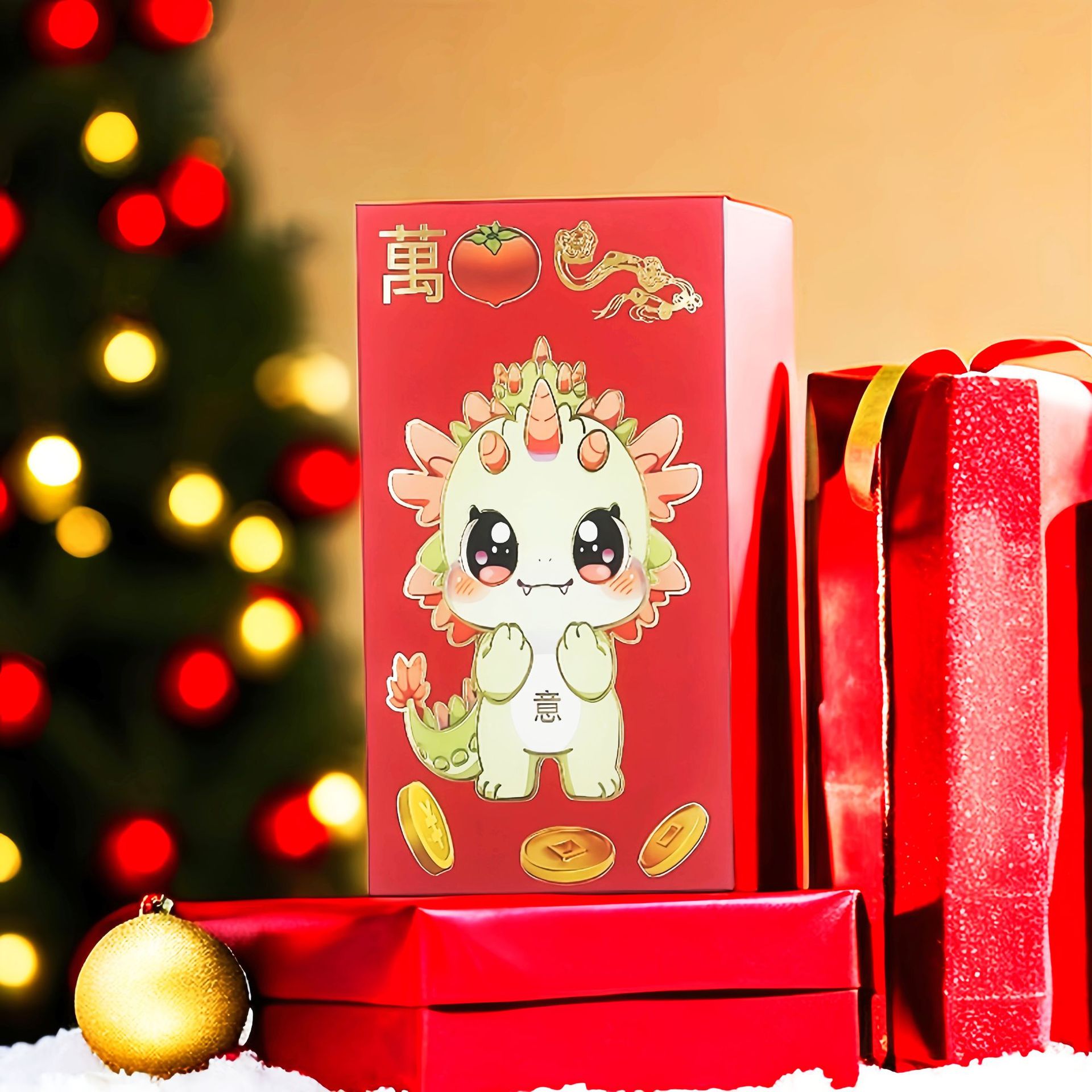 In Stock Creative Dragon Year Red Envelope Li Wei Feng National Fashion Cartoon Cute Auspicious Lucky Money Red Pocket for Lucky Money Factory Wholesale