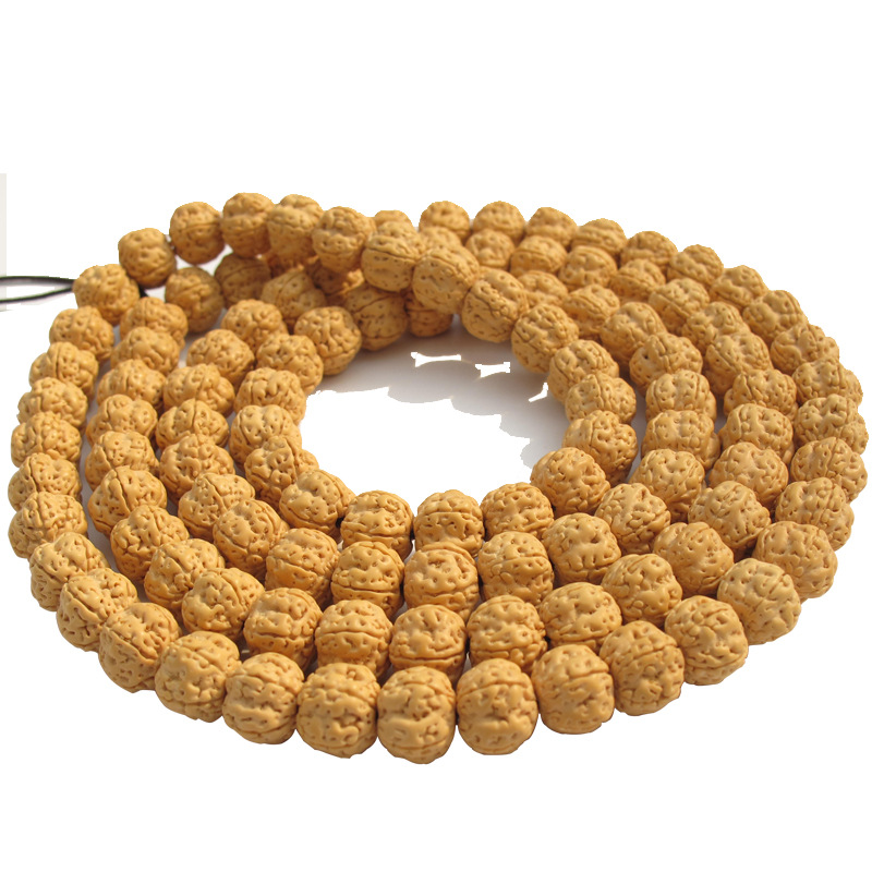 小金刚菩提子108颗树王一代爆满肉梅双桩双龙纹原籽男士文玩手串