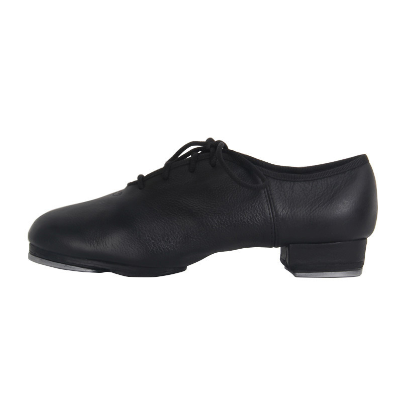 法国踢踏舞鞋男女软底舞蹈鞋牛皮底两底踢踏鞋