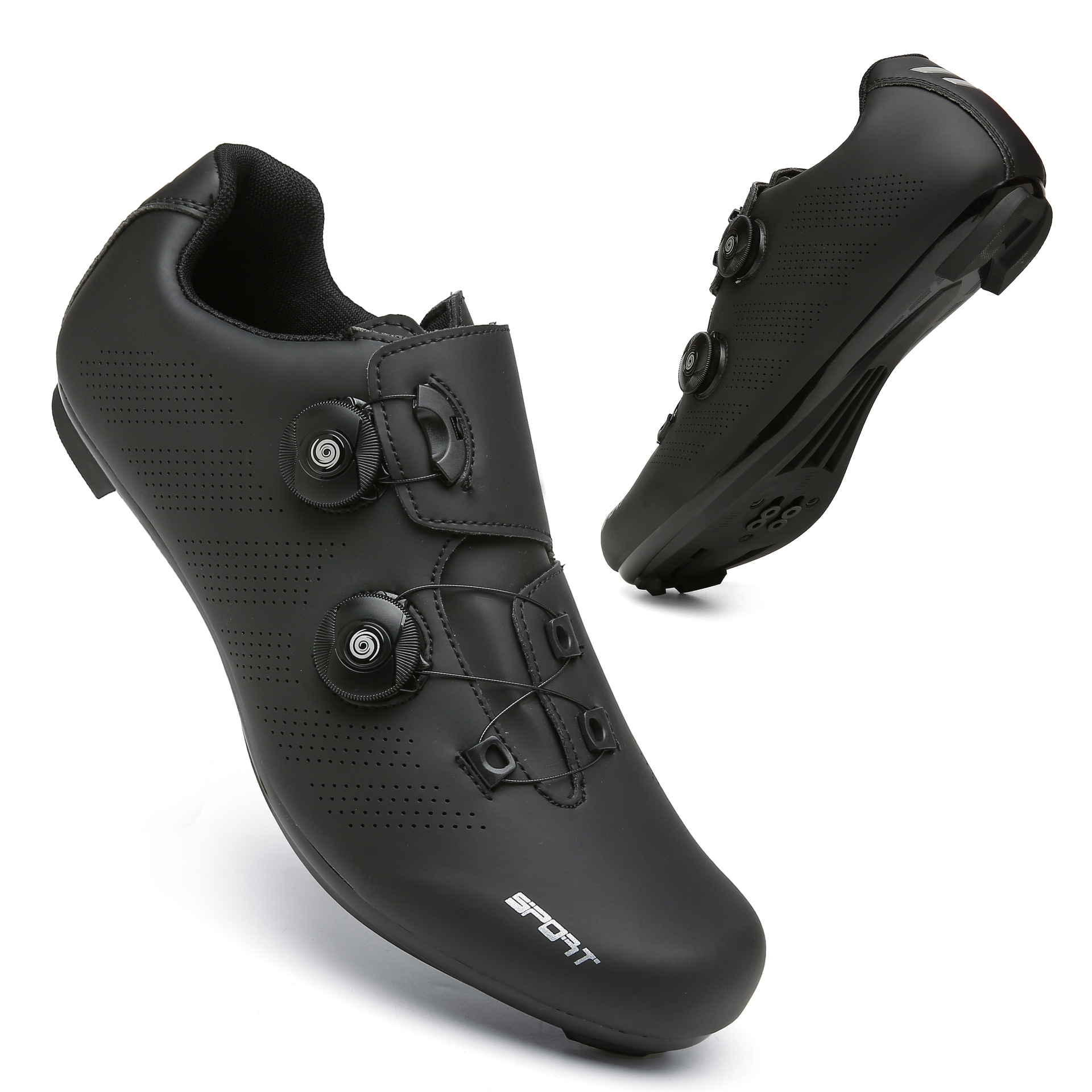 跨境电商2021夏季新品公路自行车骑行山地锁鞋两用cycling shoes