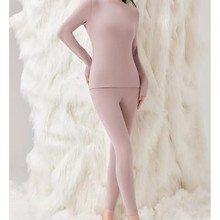 8902逸如枫 女士保暖内衣加绒加厚秋衣秋裤冬季保暖内衣套装