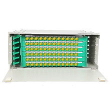 LHG 72芯ODF机架抽拉式光纤配线架熔纤盘光缆分纤箱 满配ST单模