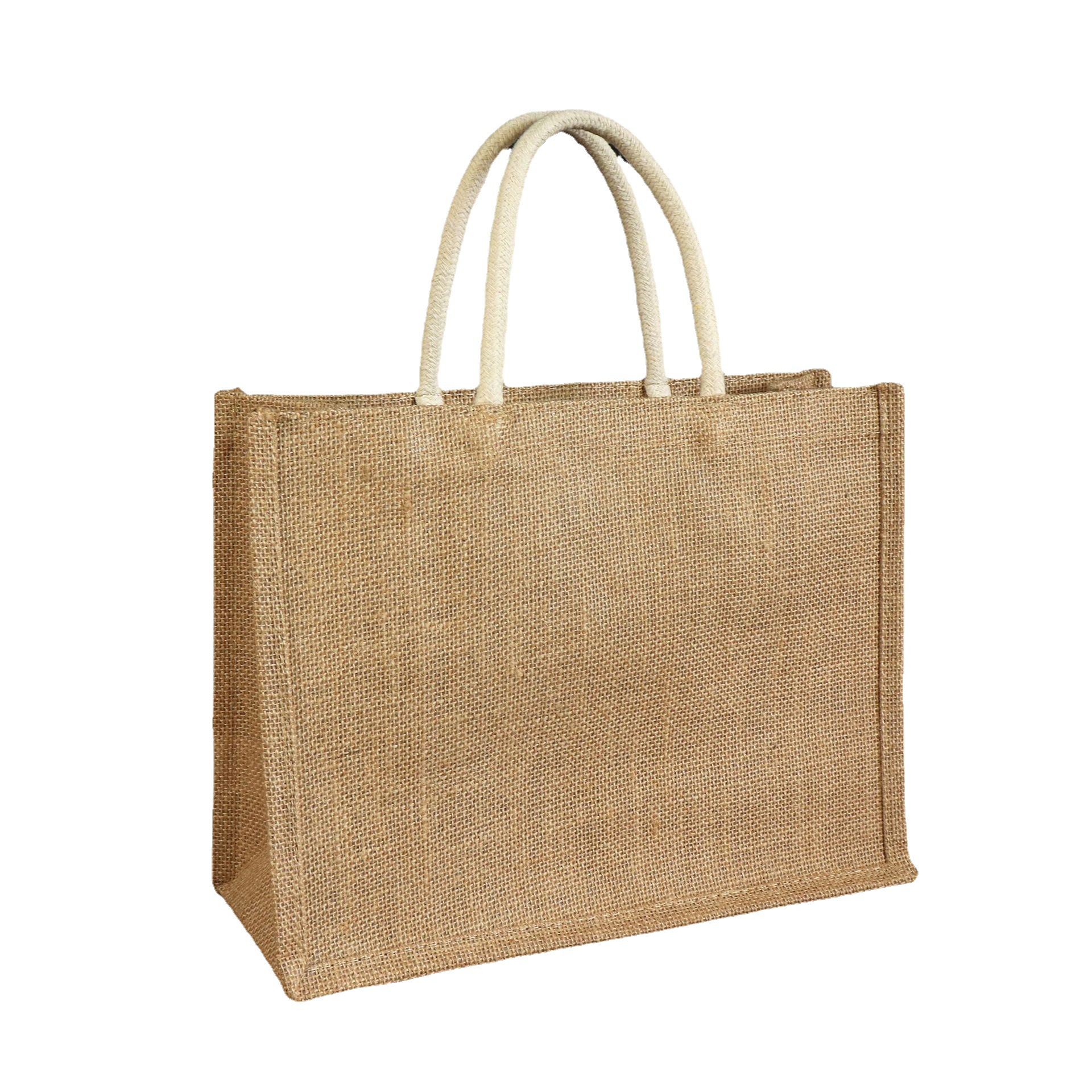 麻袋包黄麻袋diy手绘改造环保手绘袋饭盒袋亚麻学生手提袋购物袋