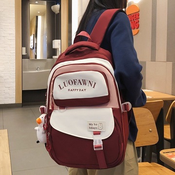 高颜值ins背包可爱书包女小学生三到五六年级初中生大容量双肩包