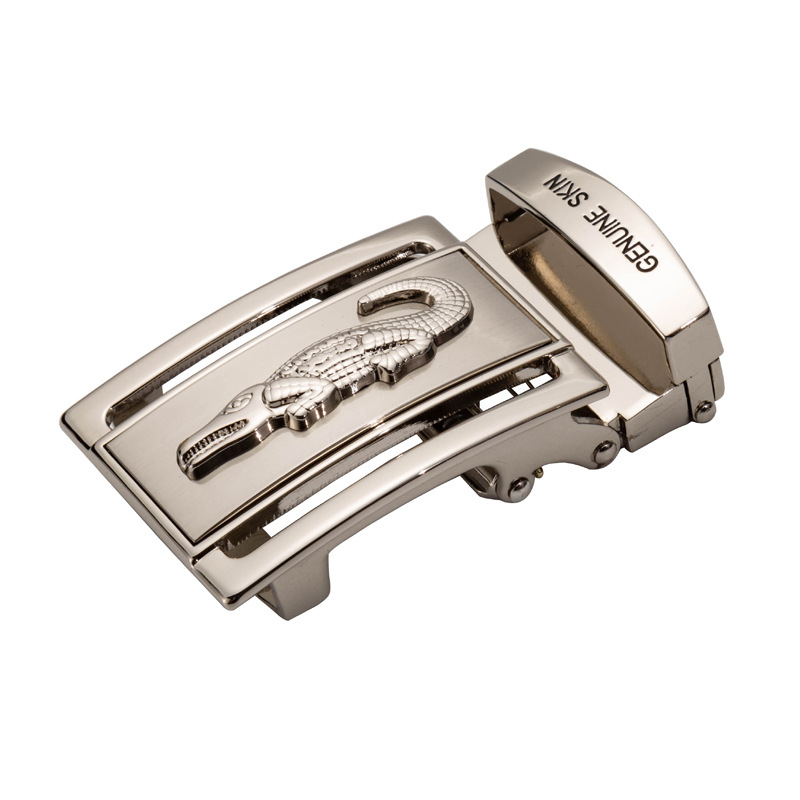 男士皮带扣头合金自动扣3.8腰带头鳄鱼裤带卡子休闲青年卡扣