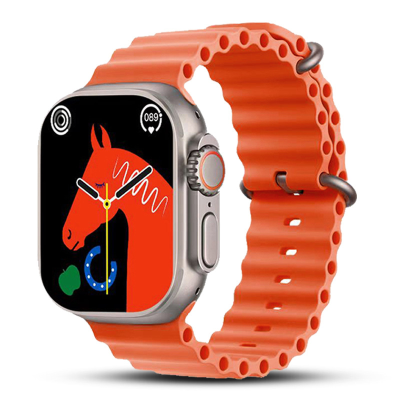 new ultra7 in1 huaqiang north smart watch 7-piece real screw fastener watchband suit sports bracelet