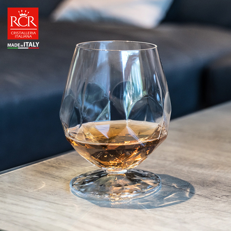 新款意大利进口rcr品酒水晶玻璃杯大号威士忌酒樽家用无铅送礼