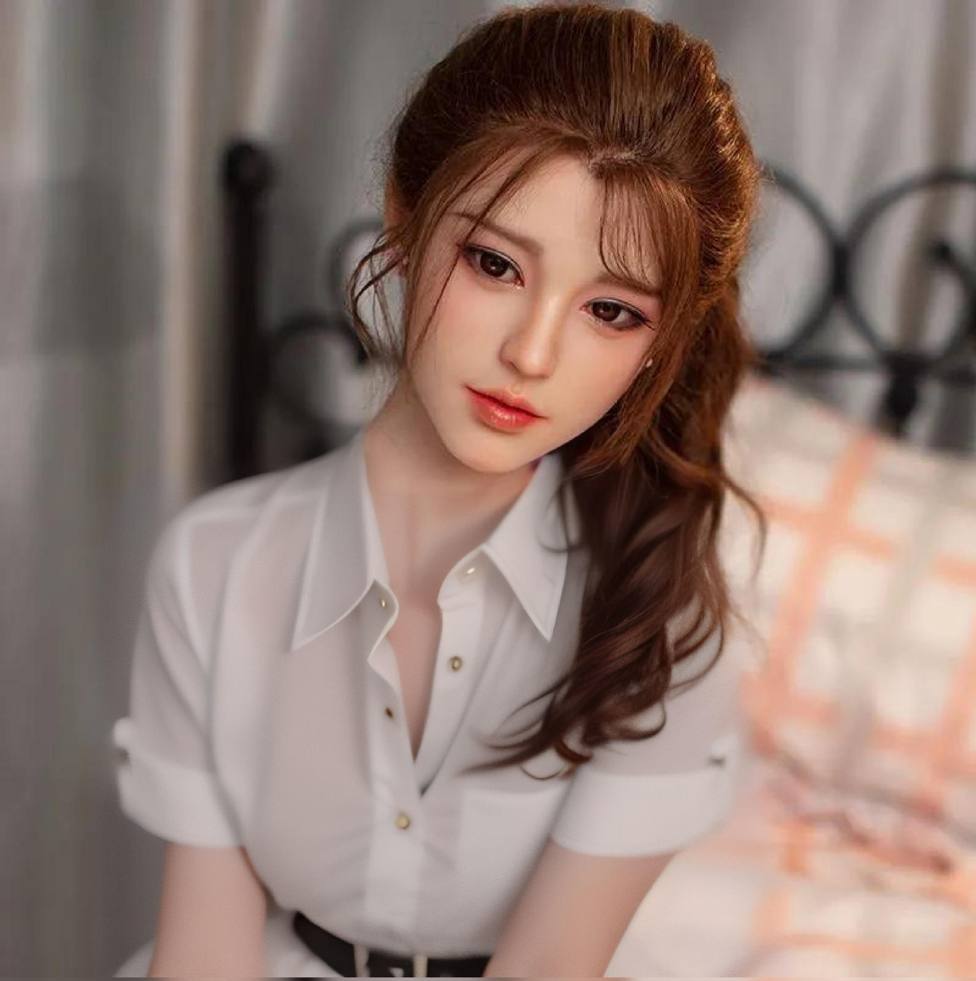 电动夹吸硅胶植发实体娃娃批发全身带骨架非充气体验馆一件代发