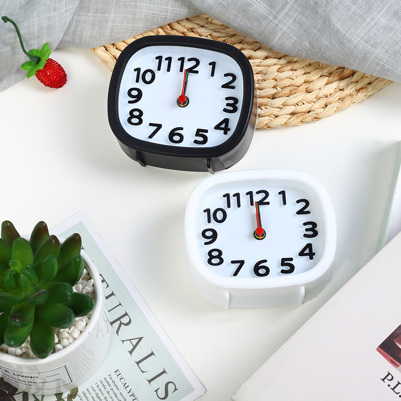Simple Fashion Alarm Clock Student Household Alarm Clock Cartoon Alarm Clock Children Bedside Alarm Clock Factory Direct Supply in Stock Wholesale