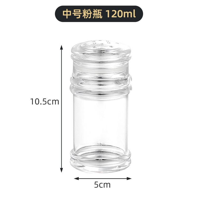 Toothpick Holder Acrylic Ps Transparent Plastic Pepper Bottle Toothpick Bottle Toothpick Box Kitchen Supplies Wholesale Spice Jar